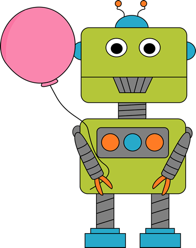 Gallery For   Robot Party Clip Art