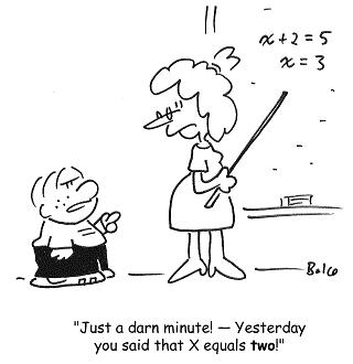 Mathematics Cartoons