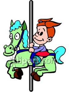 Merry Go Round And Carousel Horses Clip Art Graphics Images   Auto    