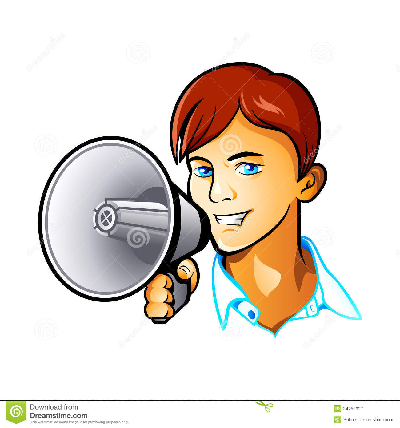 Shout Out Boy Royalty Free Stock Photography   Image  34250927