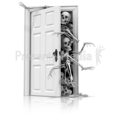 Skeletons In The Closet   Presentation Clipart   Great Clipart For    