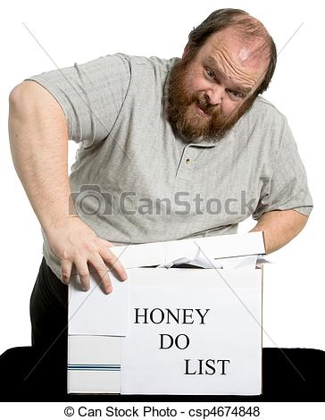Stock Photo   Honey Do List   Stock Image Images Royalty Free Photo