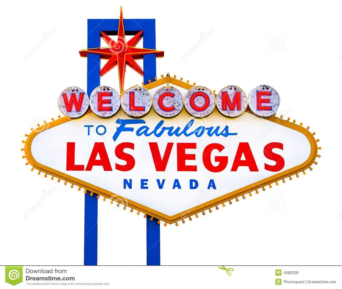 Welcome To Fabulous Las Vegas Royalty Free Stock Photos   Image