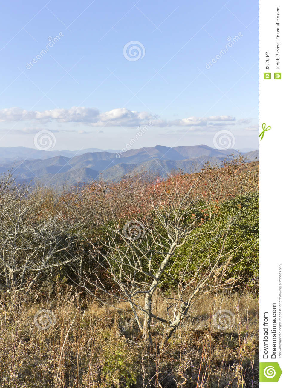 Appalachian Mountain View In Autumn Stock Image   Image  32076441