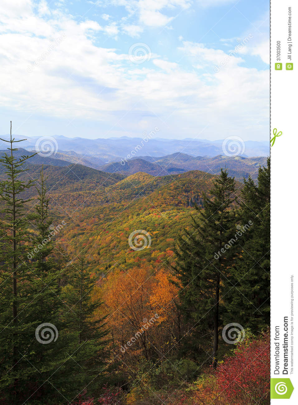 Appalachian Mountains In Nc Stock Photo   Image  37003500