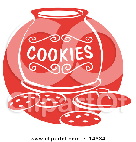 Clipart Cookie Jar Character 2   Royalty Free Vector Illustration By