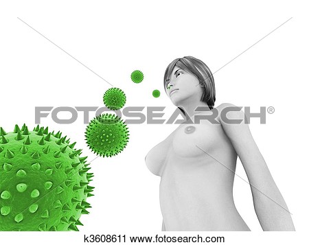 Clipart   Virus Infection  Fotosearch   Search Clip Art Illustration