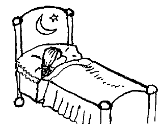 Girl Sleeping In Bed   Clipart Panda   Free Clipart Images