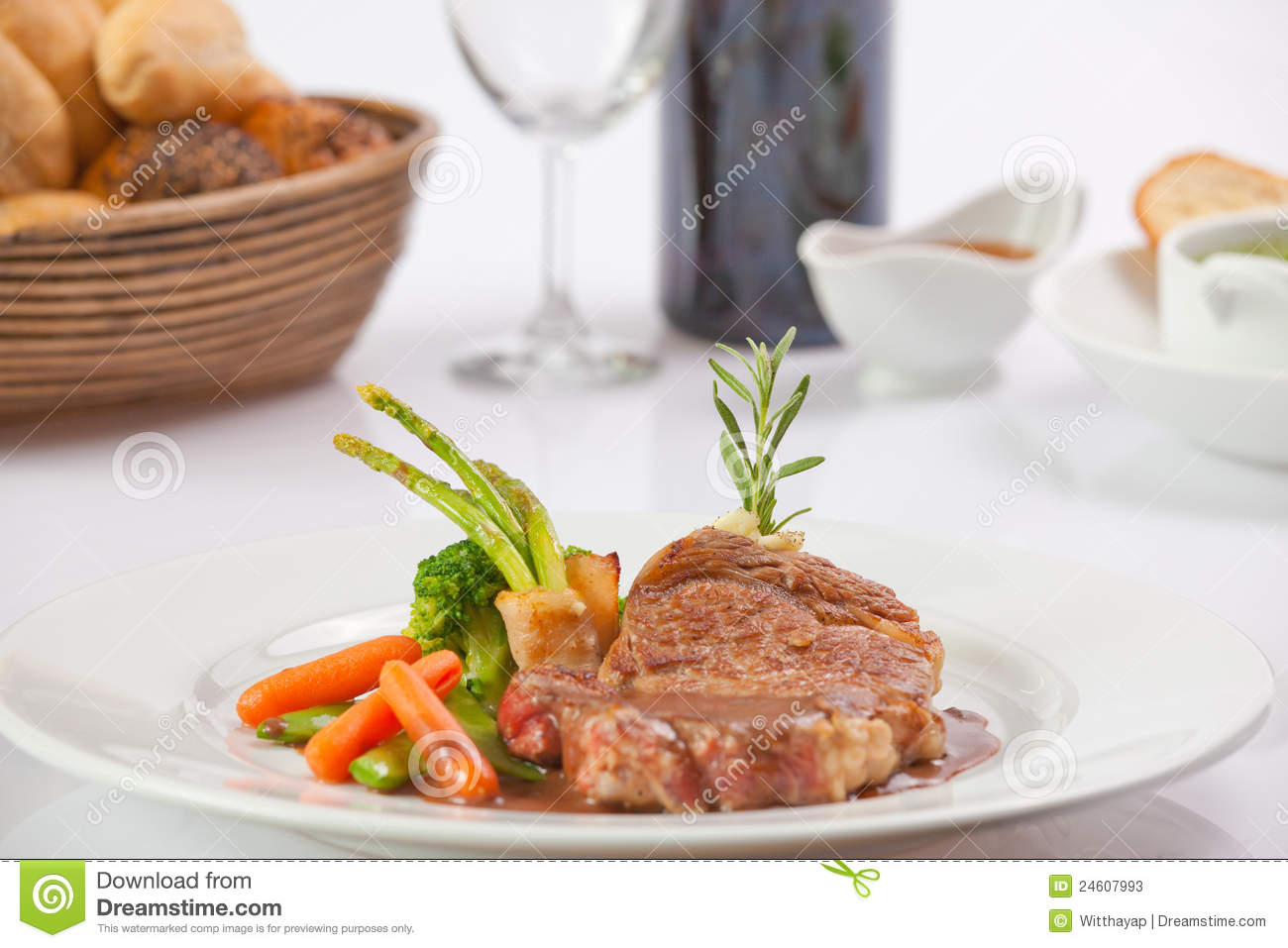 Grilled Steak Stock Photos   Image  24607993