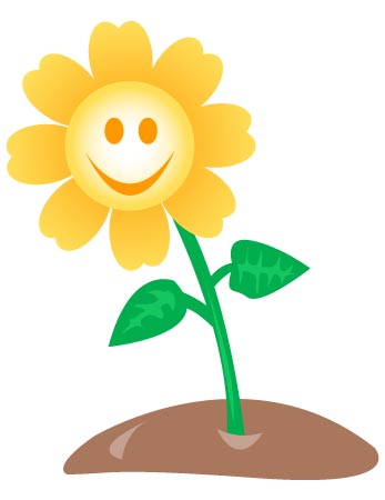 Happy Flower Clipart   Clipart Panda   Free Clipart Images