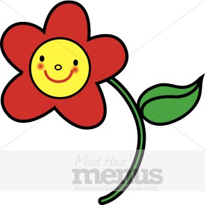 Smiling Flower Clipart A Sunny Yellow Circle Shows A Smiling Face In