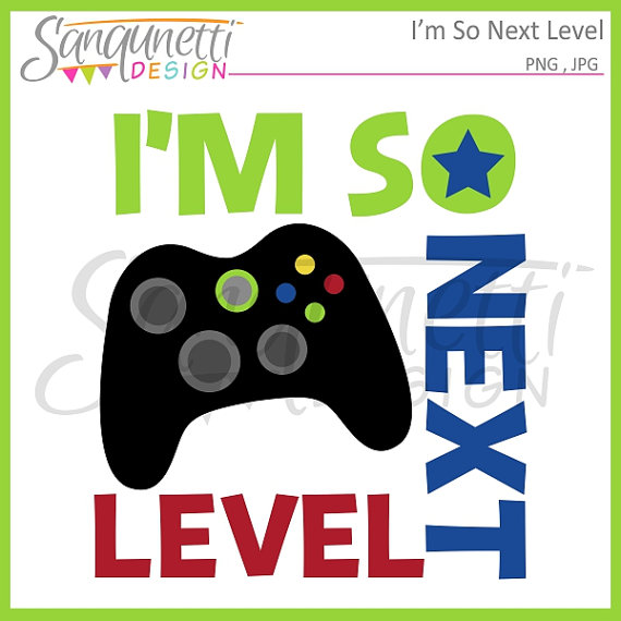 So Next Level Clipart Commercial Use By Sanqunettidesigns