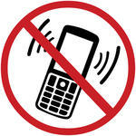 Advisealertallowedannounceban On Cell Phonecallcartooncaution    