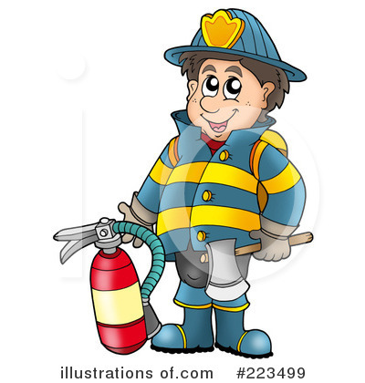 Clip Art Fireman  Fireman Clipart  223499 By