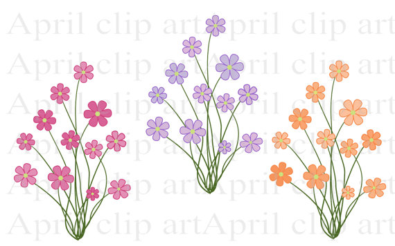 Daisy Bouquet Flower Clipart Clip Art Flower Graphics For