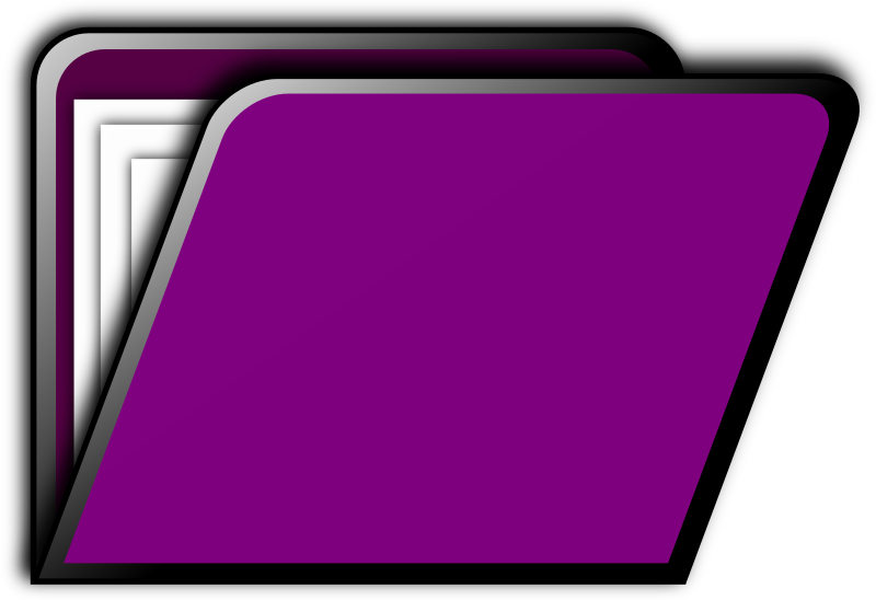 Folder Icon  Purple  By Gsagri04   Folder Icon  Purple 