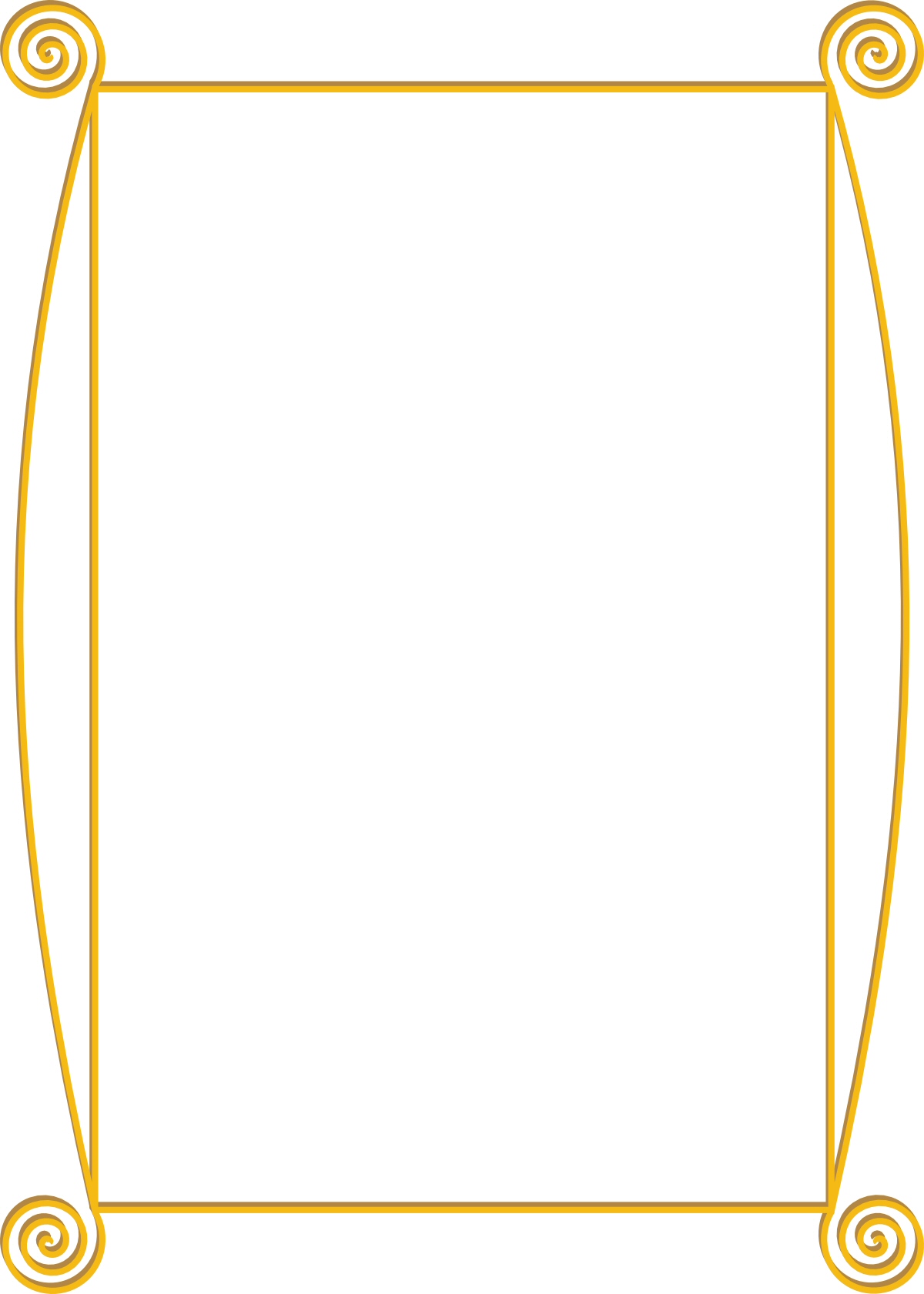Free Gold Border Clipart