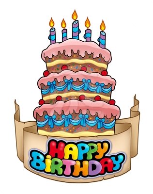 Happy Birthday Cake Clip Art Free