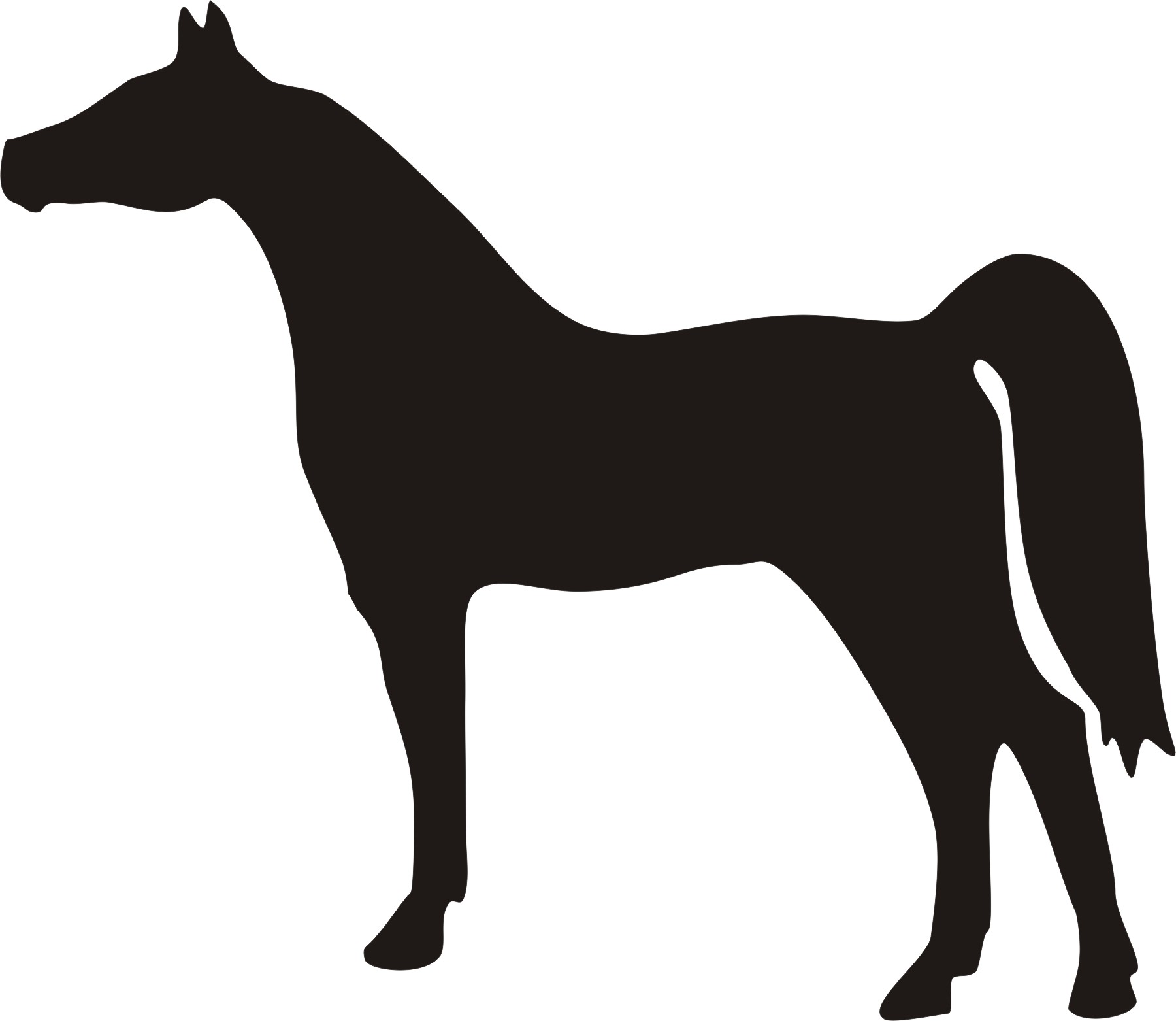 Horse Silhouette Clipart