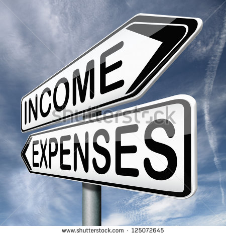 Income And Expenses Financial Plan For Cash Flow Or Money Balance