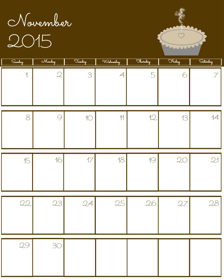 Nov 2015 Calendar Good   Online Calendar Printable