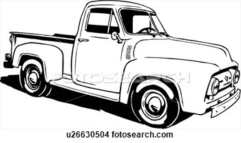 Old Ford Cars Clipart
