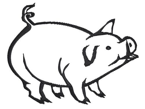 Pig Outline   Clipart Best