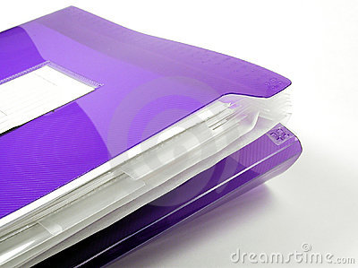 Purple Plastic Folder Royalty Free Stock Photos   Image  19148