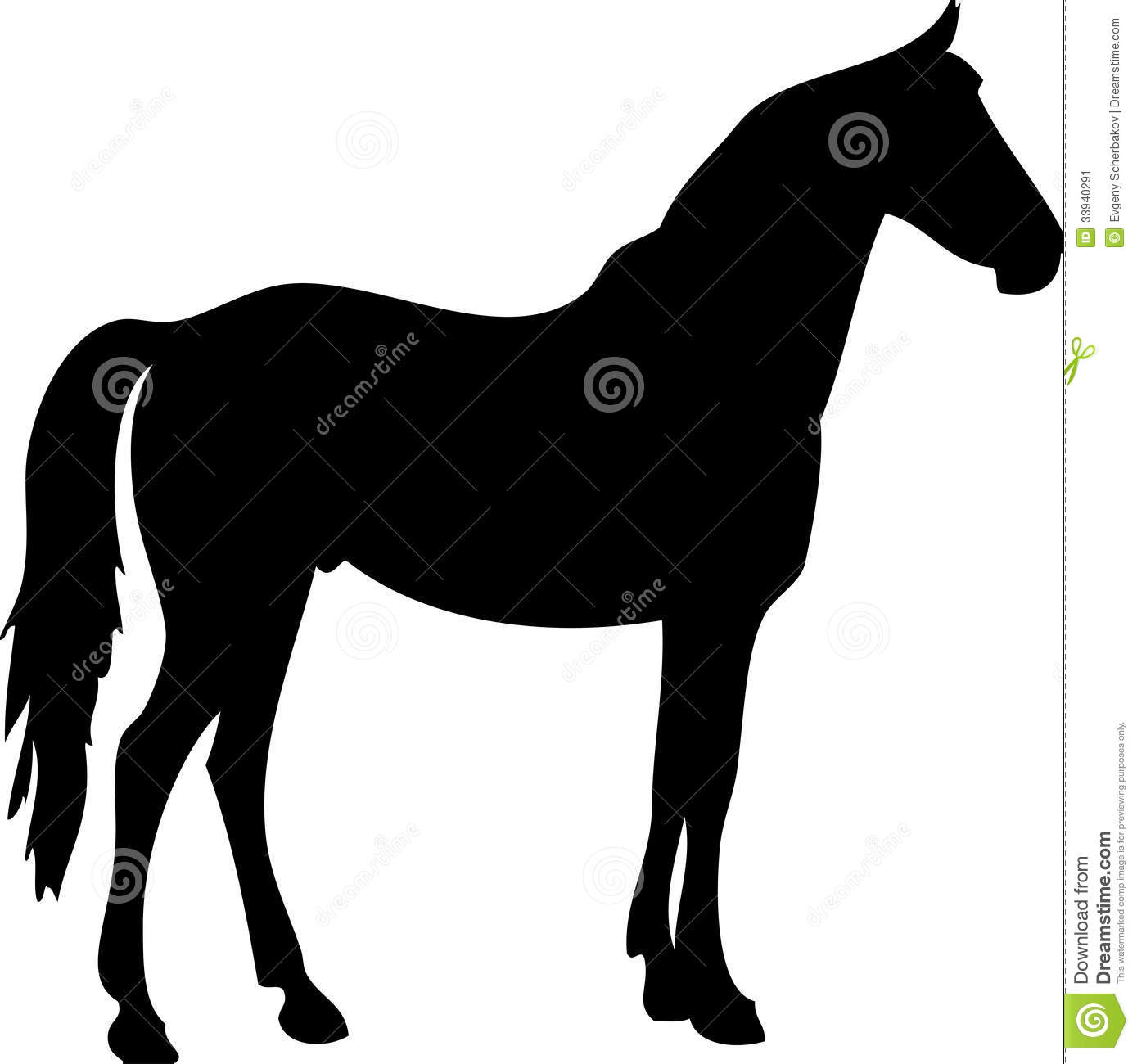 Running Horse Silhouette Vector Silhouette Horse Vector Illustration