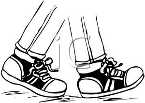 Running Shoes Clipart Black And White   Clipart Panda   Free Clipart
