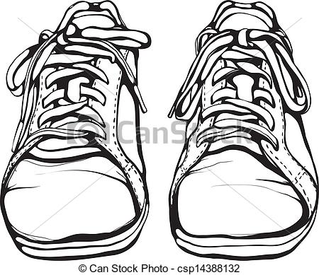 Running Shoes Drawing   Clipart Panda   Free Clipart Images