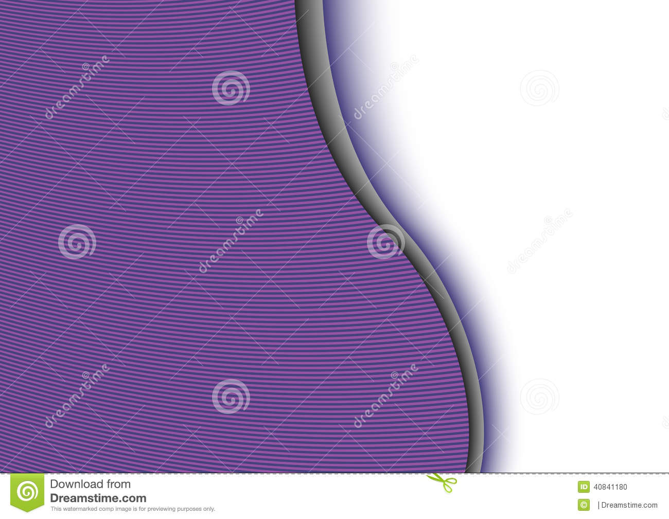 White Folder With Purple Pattern  Illustration