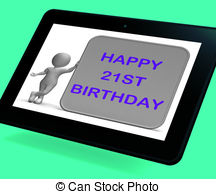 21st Birthday Clipart And Stock Illustrations  25 21st Birthday Vector