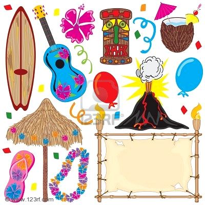 4945298 Tiki Gran Parte Los Elementos De Una Fiesta Hawaiana