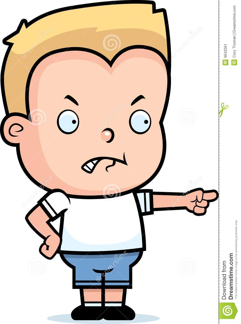 Angry Boy Stock Image   Image  9642561