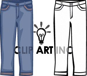 Clothes Clothing Pant Pants Jean Jeans Pfm0134 Gif Clip Art Clothing