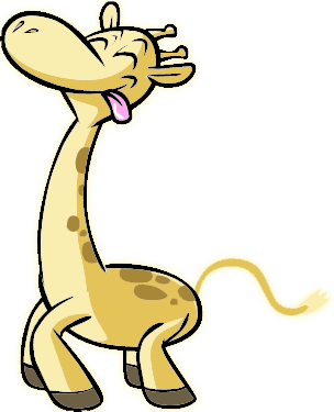 Free Happy Cartoon Giraffe Clip Art
