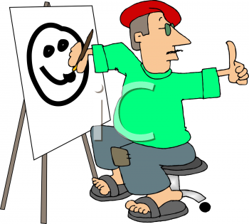 French Artist Clipart