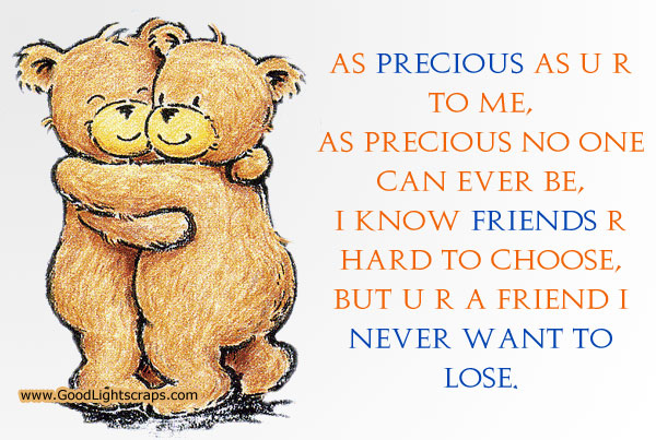 Friendship Cards   Images For Orkut Friendship Graphics With Quotes