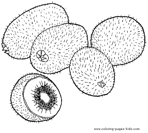 Fruit Color Page Fruits Coloring Pages Color Plate Coloring Sheet