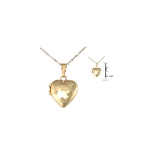 Gold Heart Locket Necklace View Product   Children S