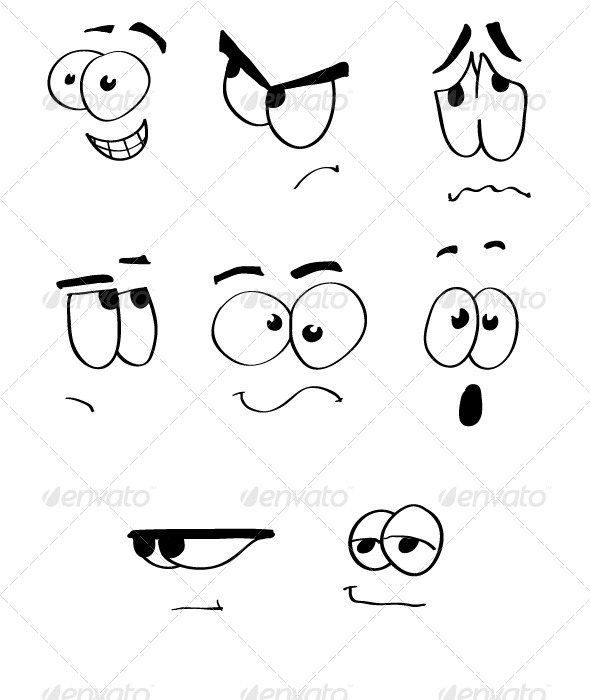 Graphicriver Eyes And Mouth Expressions 4149049