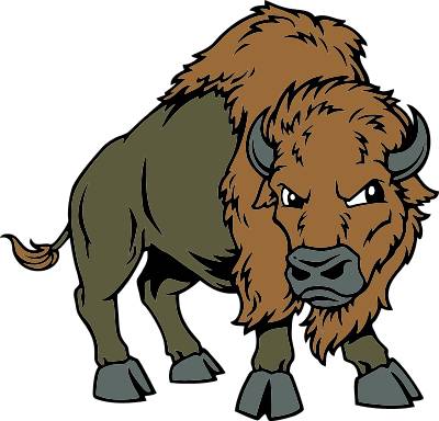 Mascots   Buffalo Clip Art