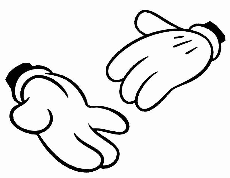Mickey Mouse Glove Printable Mickey Mouse Hands Or Gloves