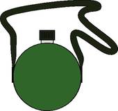 Military Canteen   Royalty Free Clip Art