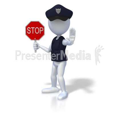 Police Officer Stop   Business And Finance   Great Clipart For