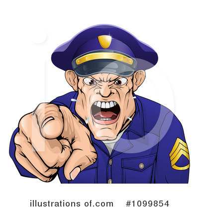 Royalty Free  Rf  Police Officer Clipart Illustration  1099854 By Geo