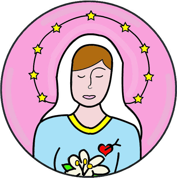 There Is 53 Heart Of Mary Free Cliparts All Used For Free