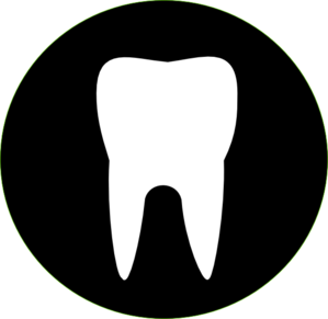 Tooth Outline Clipart Black Tooth Outline Clip Art