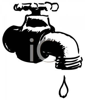 0511 1001 2417 4823 Leaky Dripping Water Faucet Clipart Image Jpg